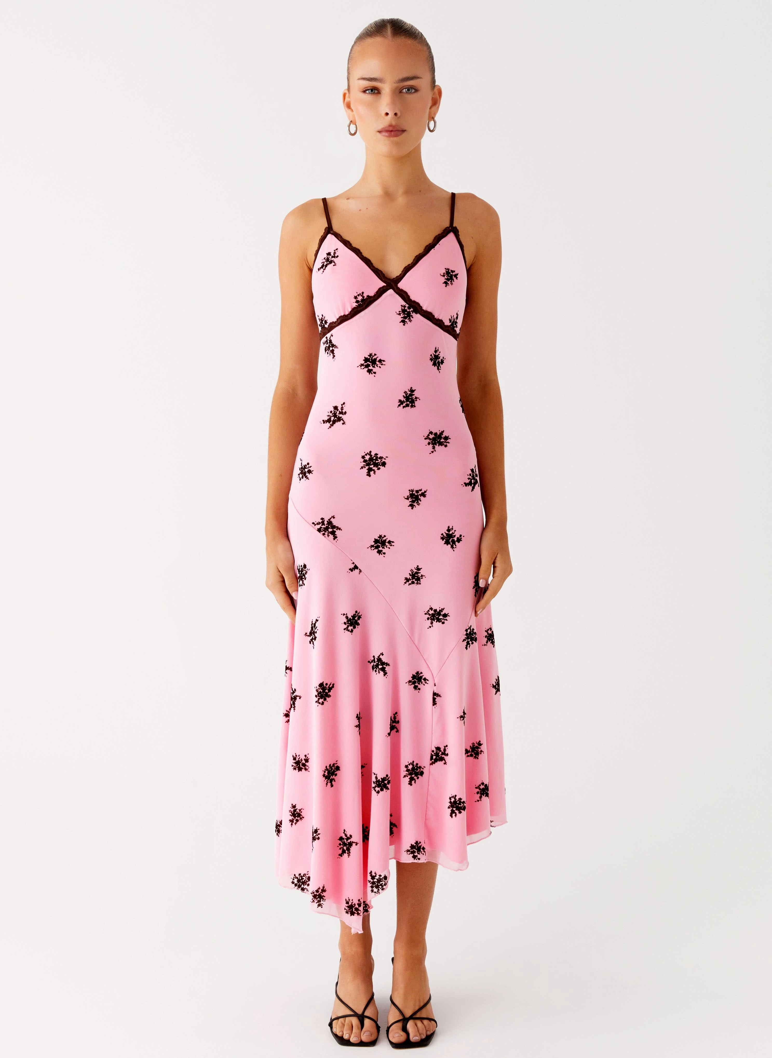 Amelia Midi Dress - Pink