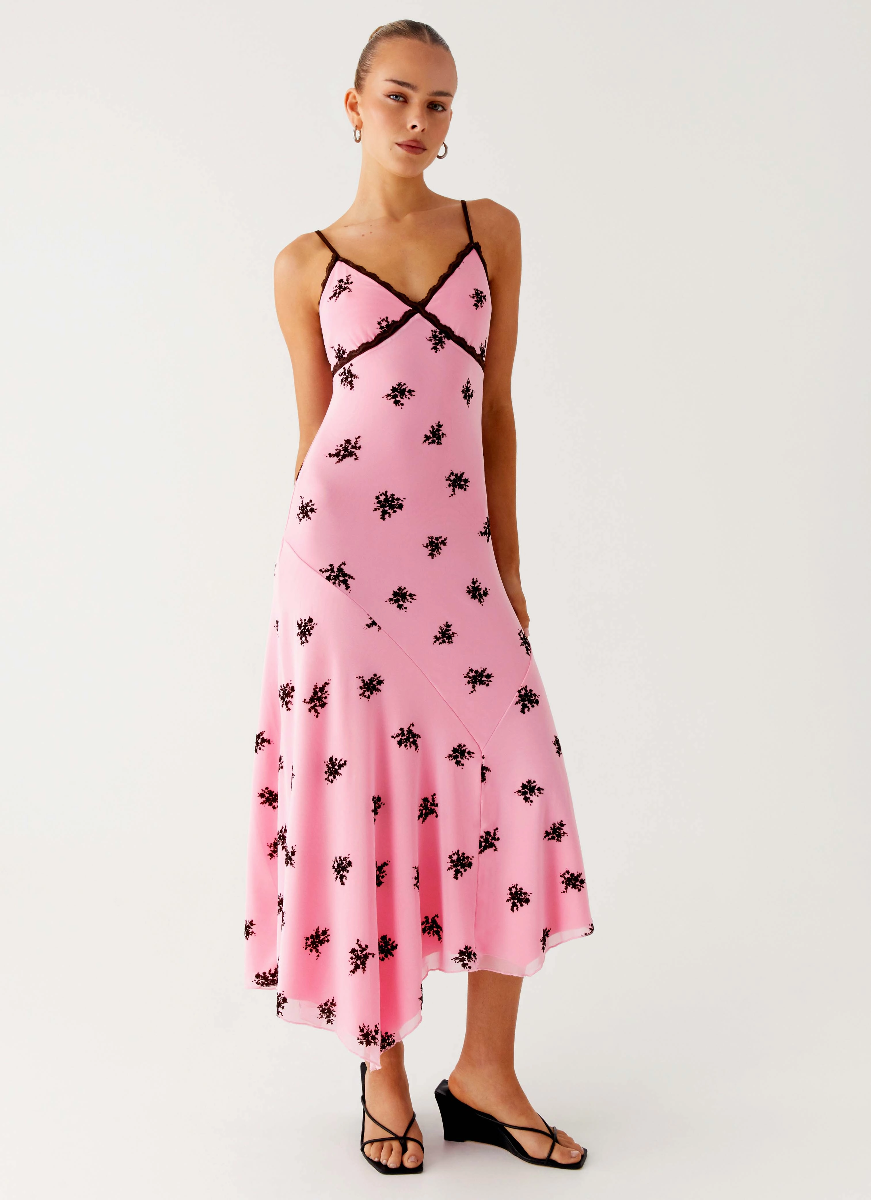 Amelia Midi Dress - Pink