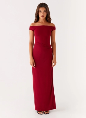 Amerie Maxi Dress - Maroon Amerie Maxi Dress - Maroon