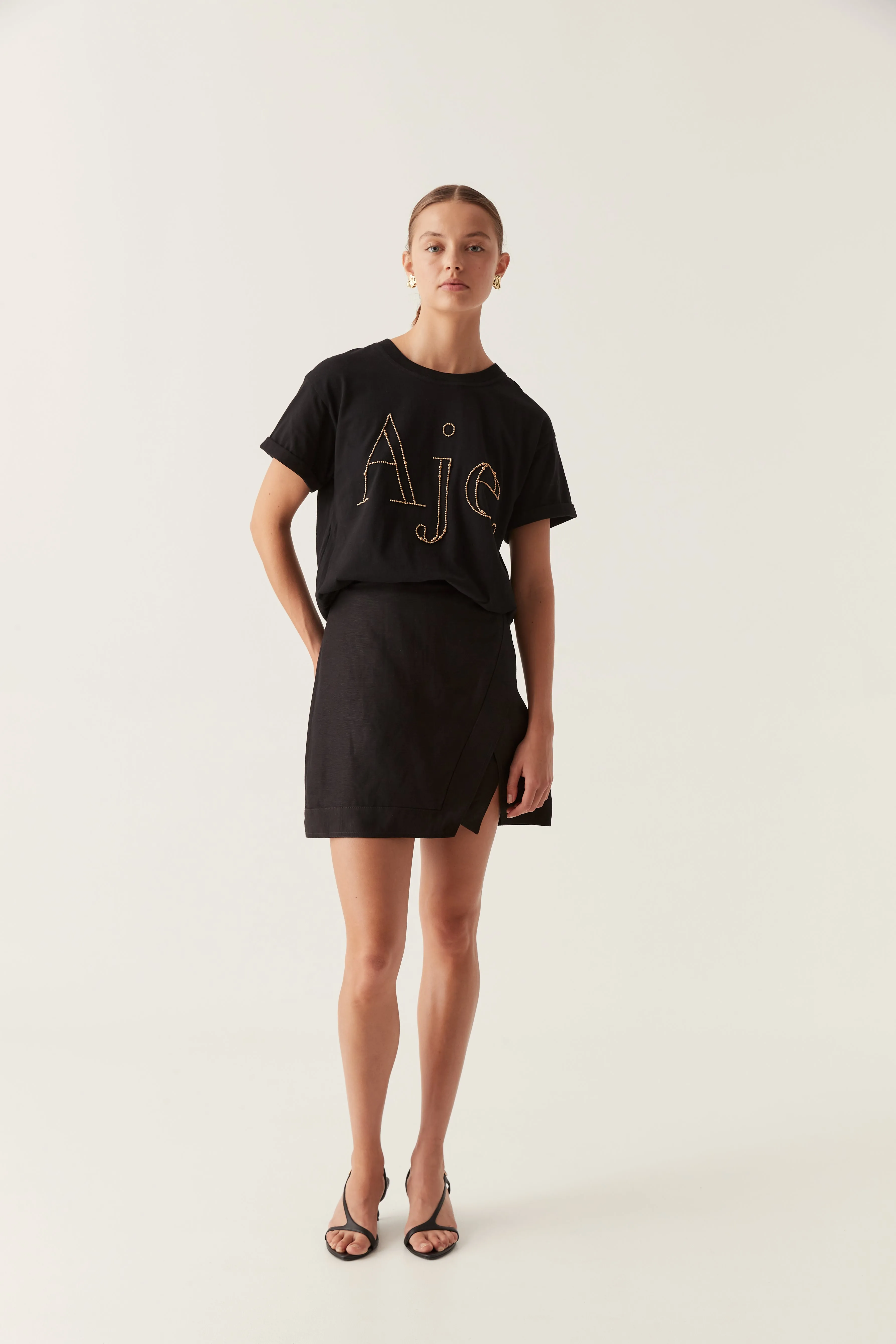Amity Beaded Oversized Tee