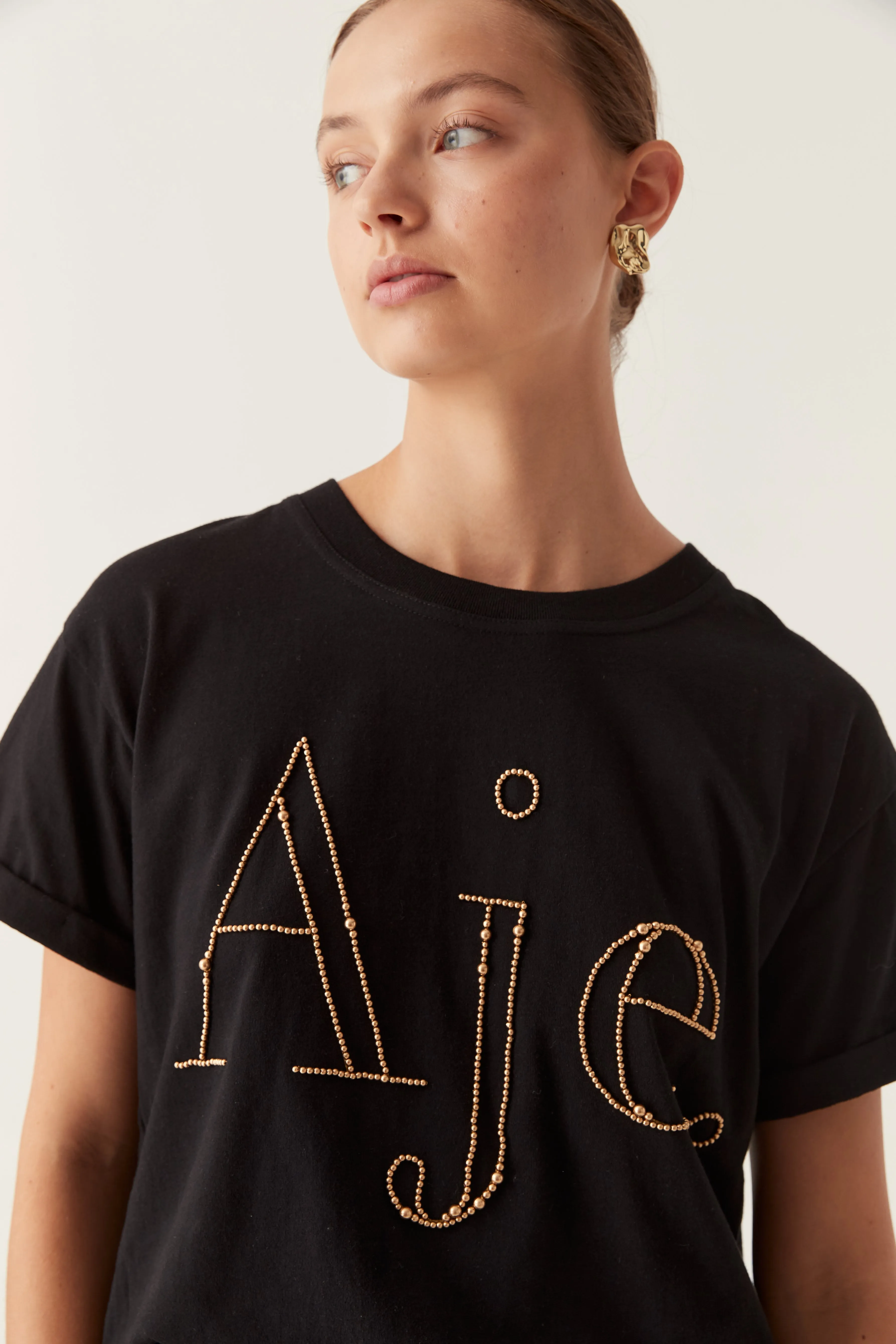 Amity Beaded Oversized Tee