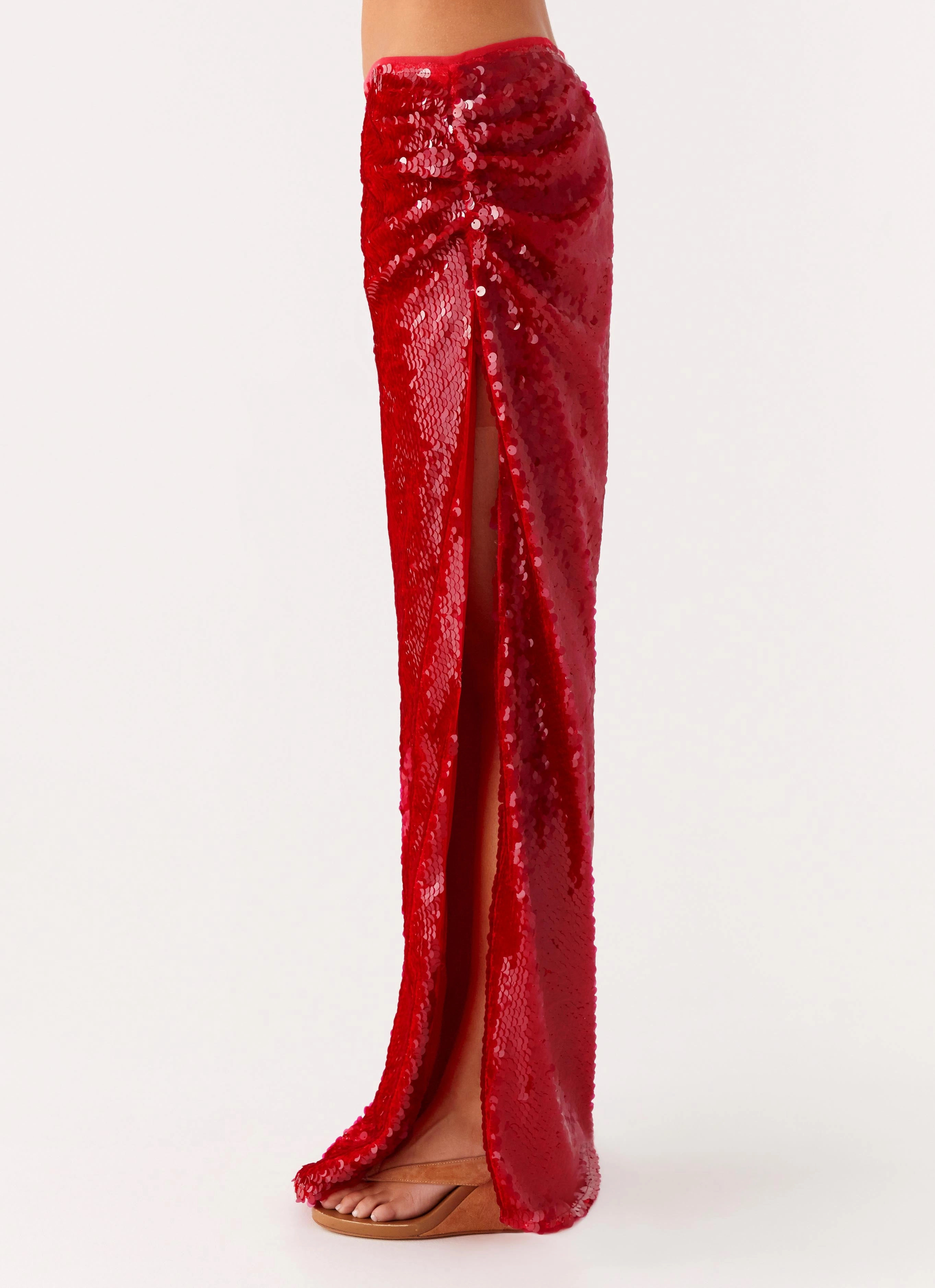 Amosa Maxi Skirt - Fuchsia