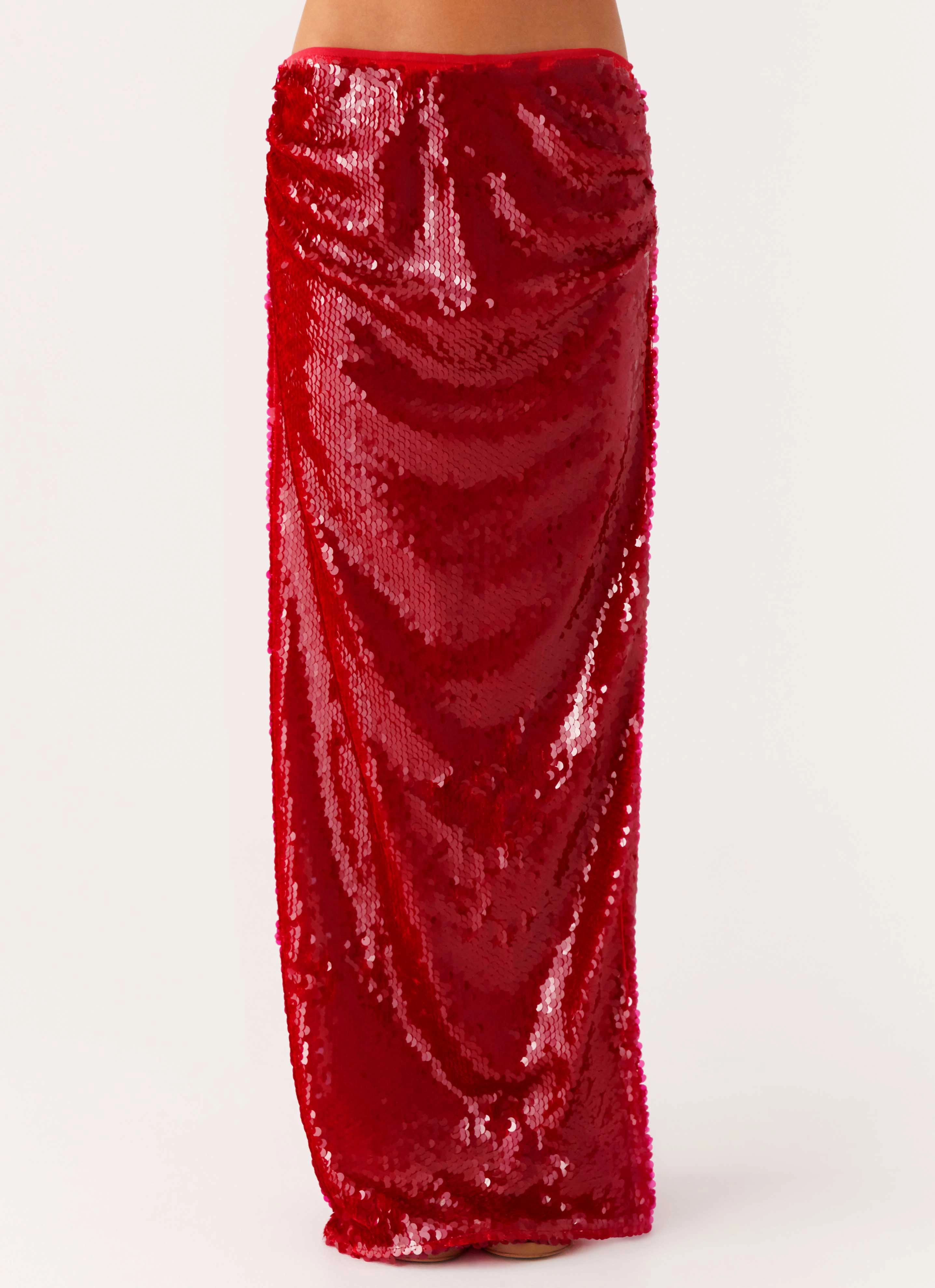 Amosa Maxi Skirt - Fuchsia