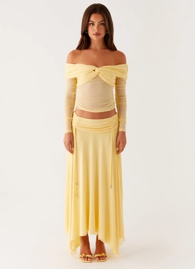 Amryn Long Sleeve Top - Yellow Amryn Long Sleeve Top - Yellow