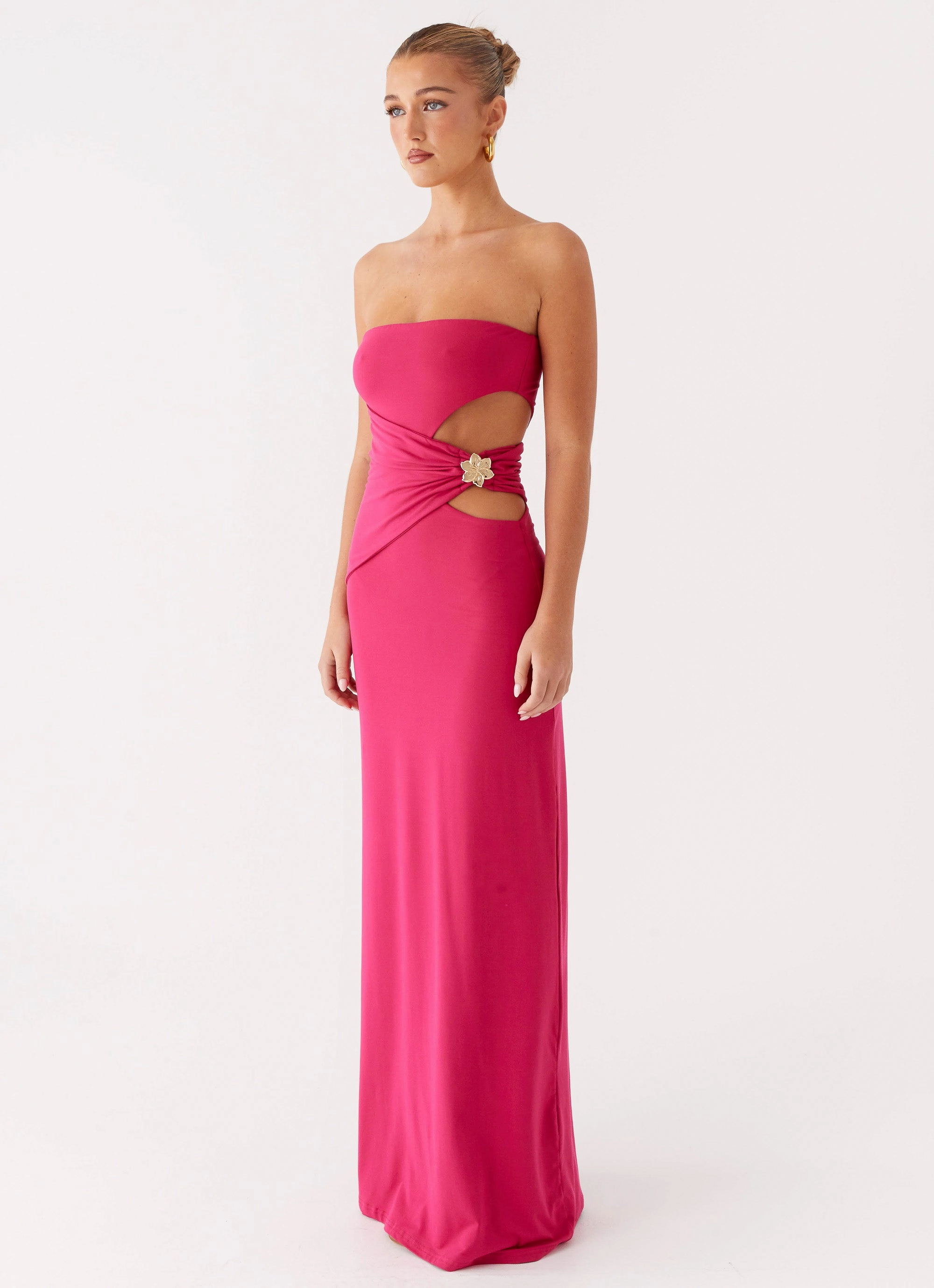 Anetta Maxi Dress - Fuchsia