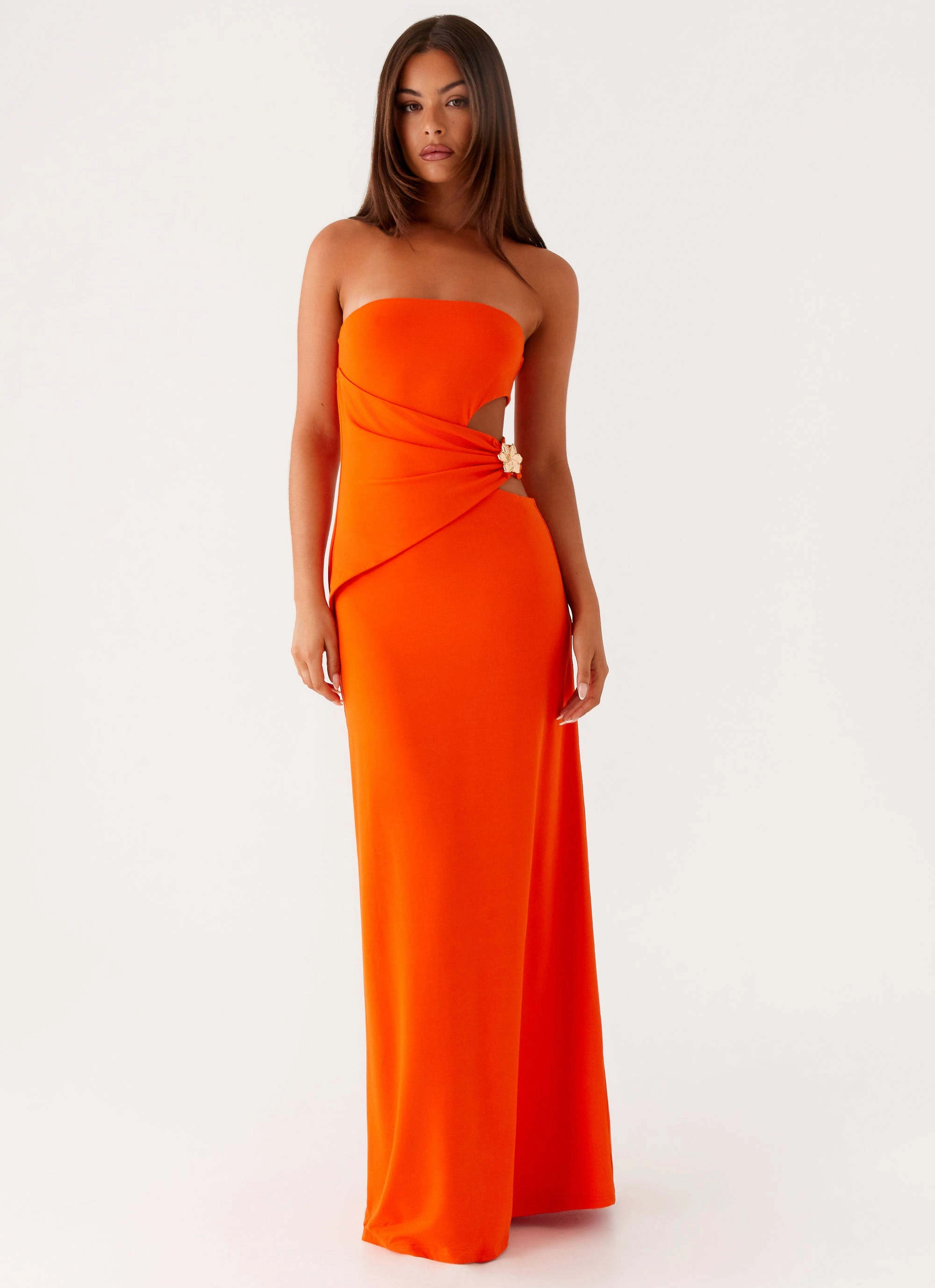 Anetta Maxi Dress - Orange