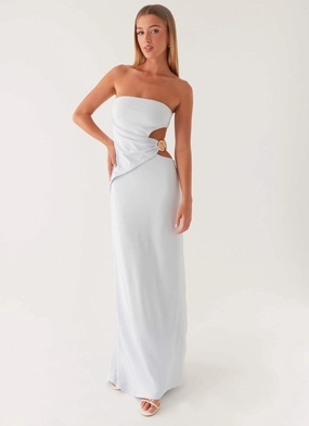Anetta Maxi Dress - Pale Blue Anetta Maxi Dress - Pale Blue