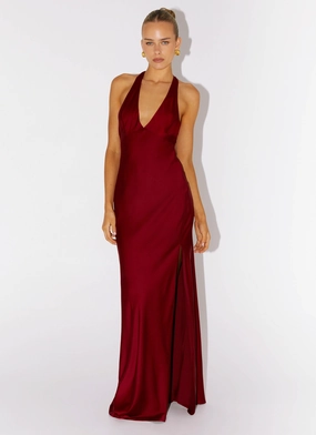 Angie Maxi Dress - Burgundy Angie Maxi Dress - Burgundy