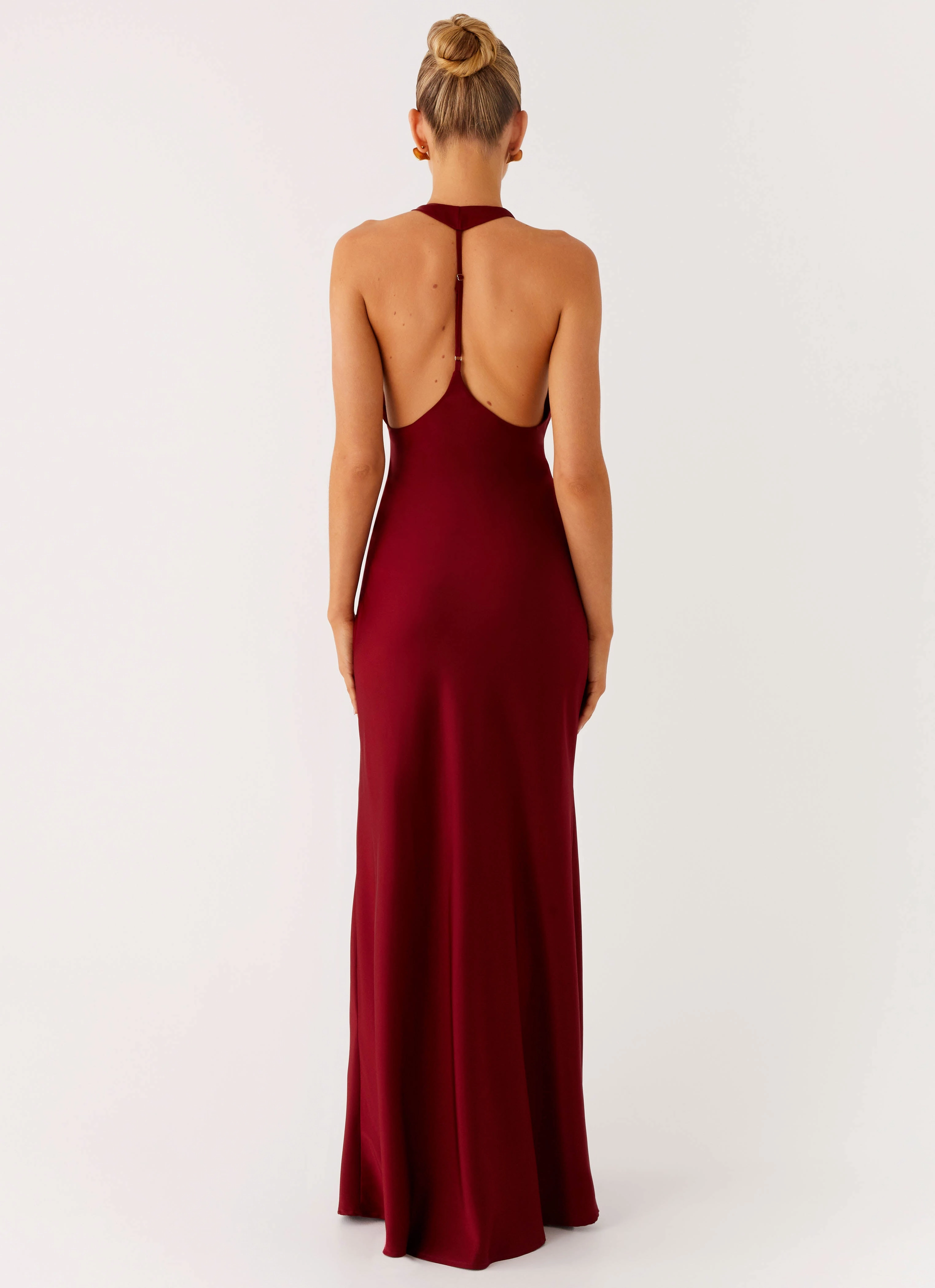 Angie Maxi Dress - Burgundy