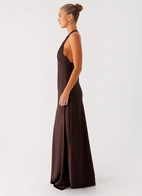 Angie Maxi Dress - Chocolate Angie Maxi Dress - Chocolate