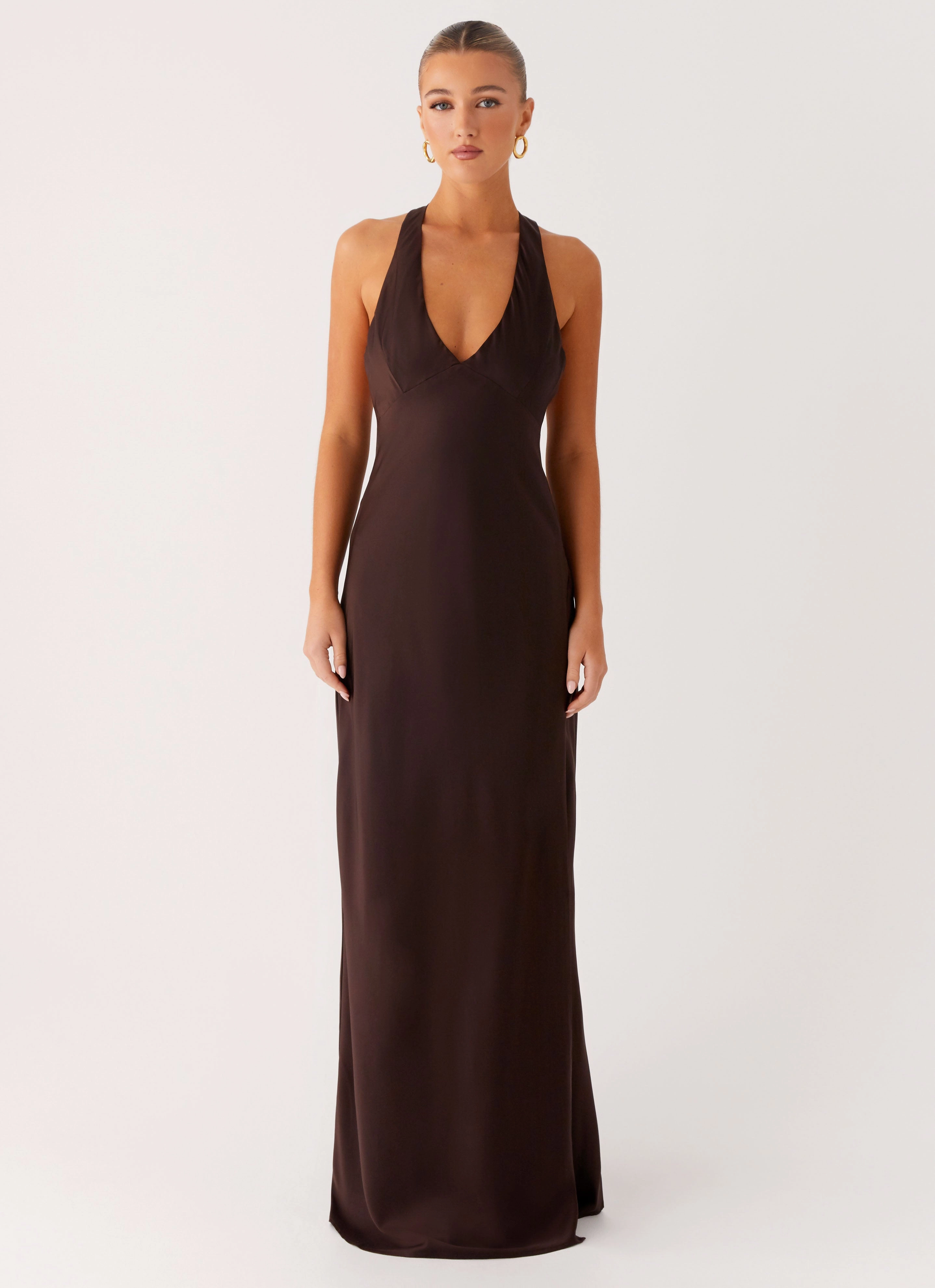 Angie Maxi Dress - Chocolate