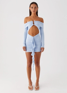 Aniston Mini Dress - Blue Aniston Mini Dress - Blue