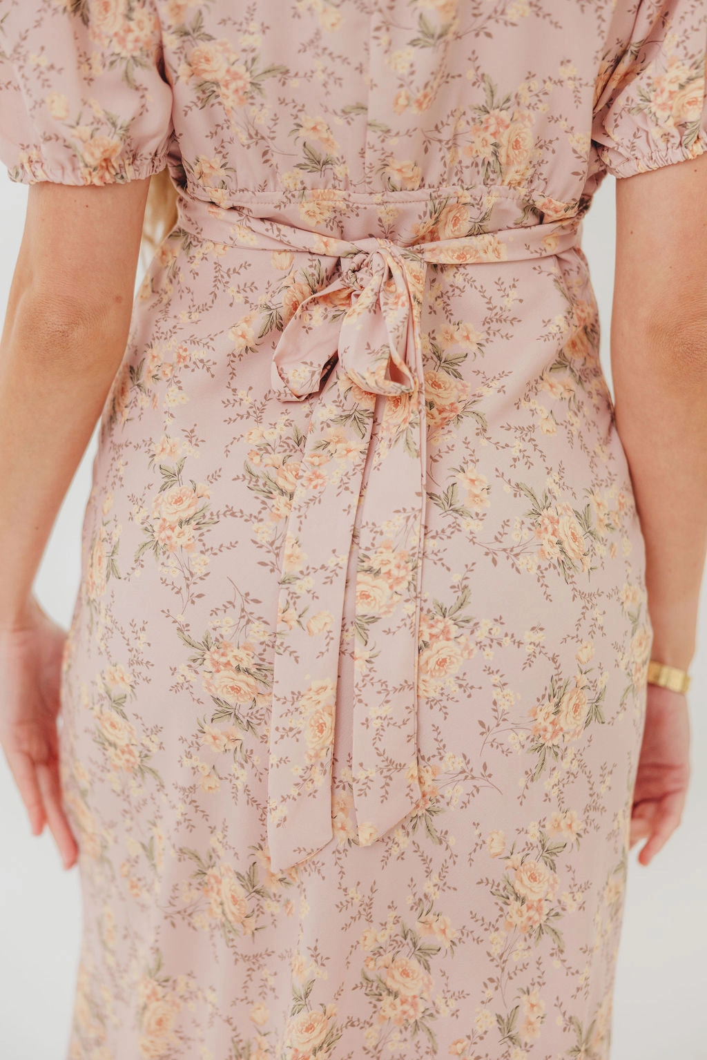 Annie Maxi Dress in Dusty Rose