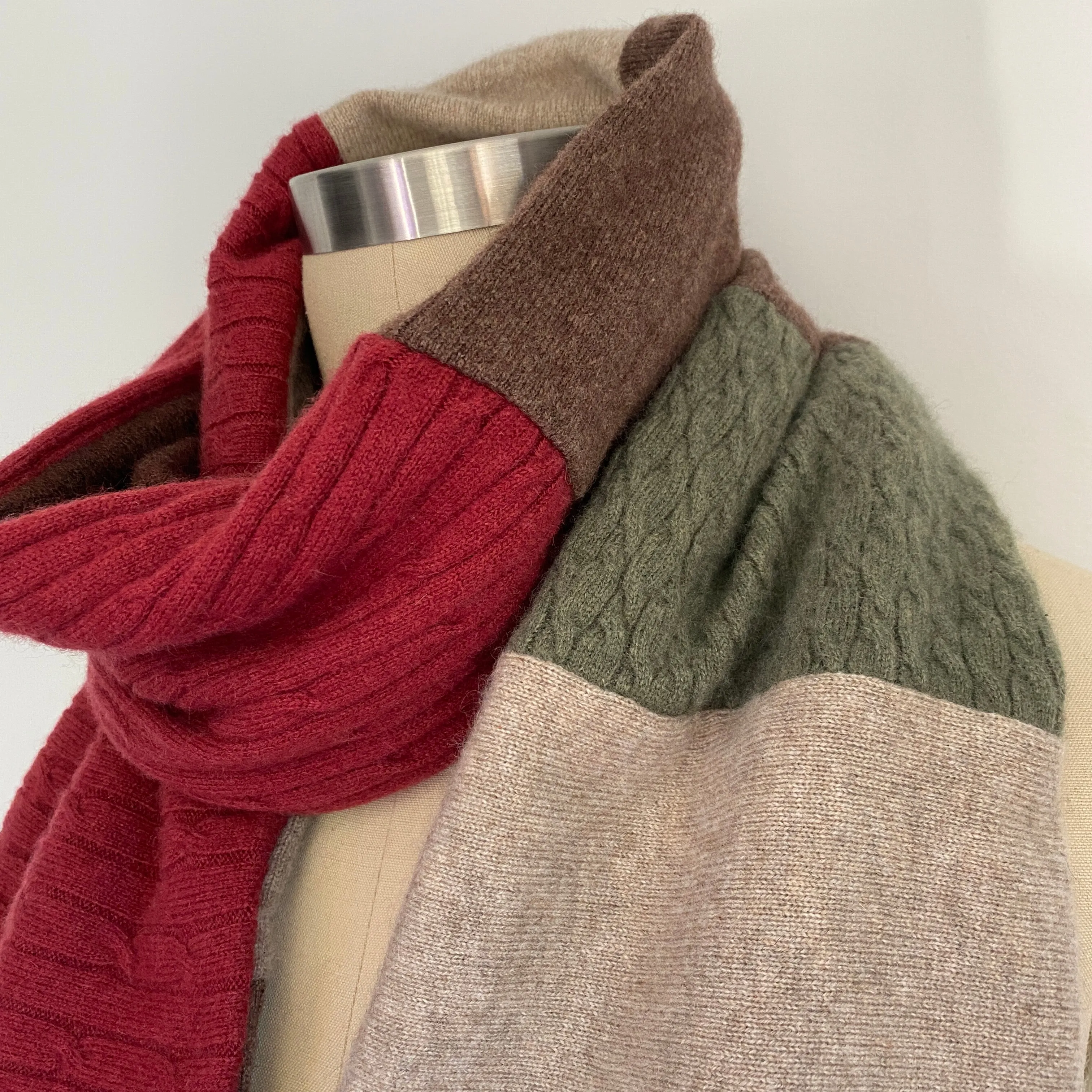 'Apple Cider' Cashmere Scarf