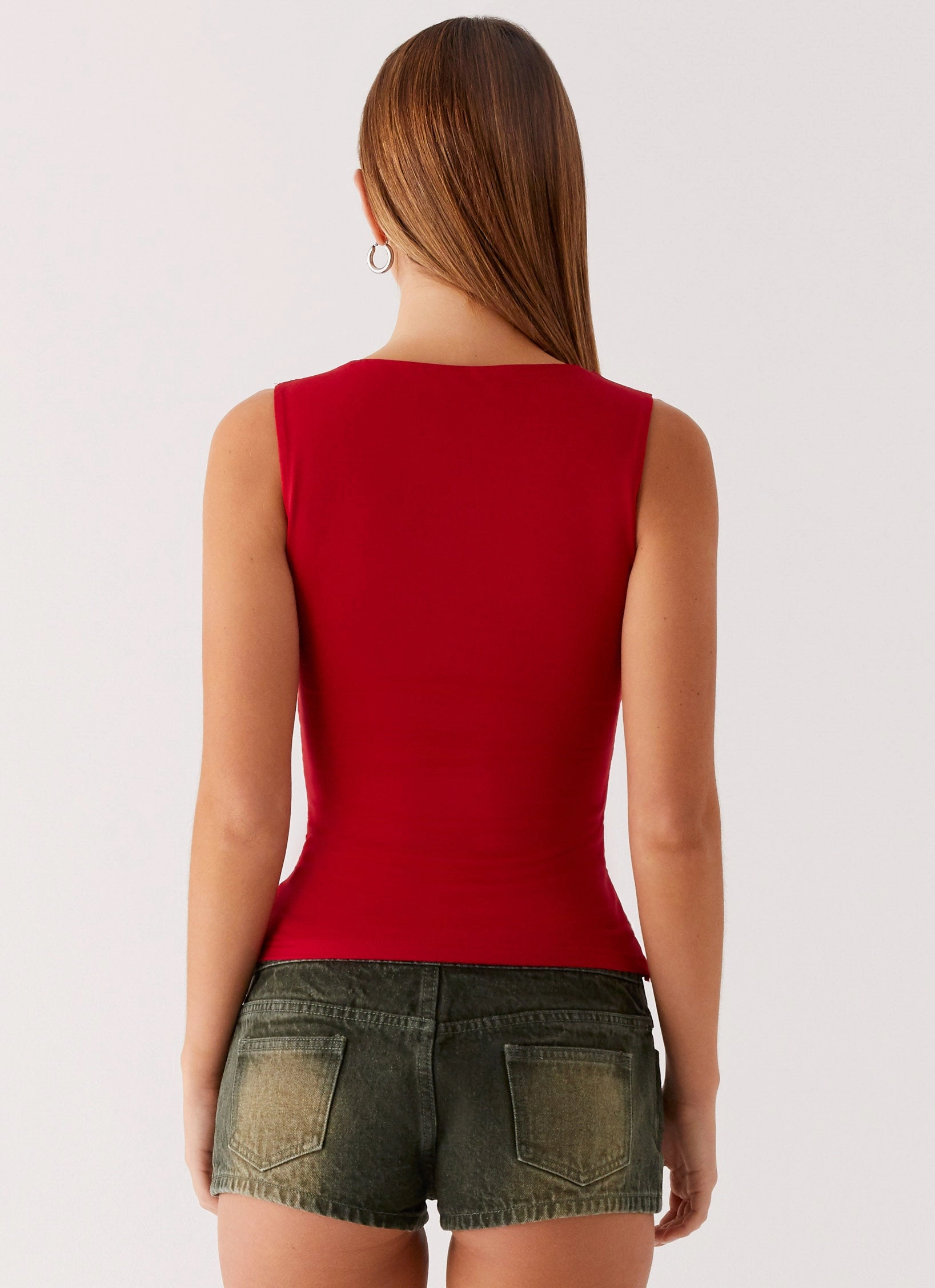 Aria Top - Merlot Red