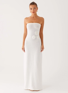 Arli Strapless Maxi Dress - Ivory Arli Strapless Maxi Dress - Ivory
