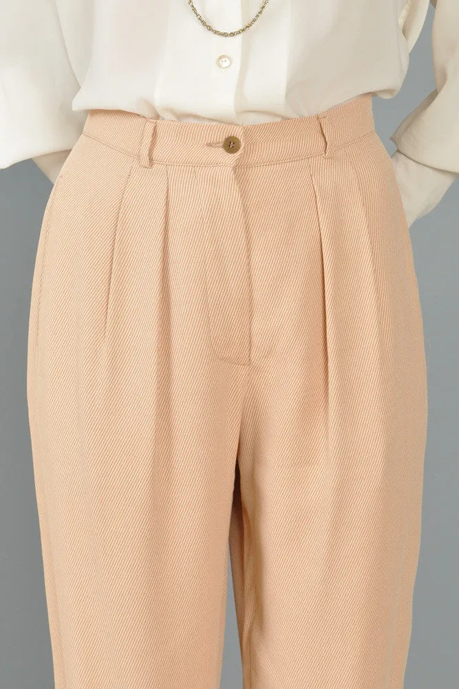 Armani High-Waisted Twill Trousers