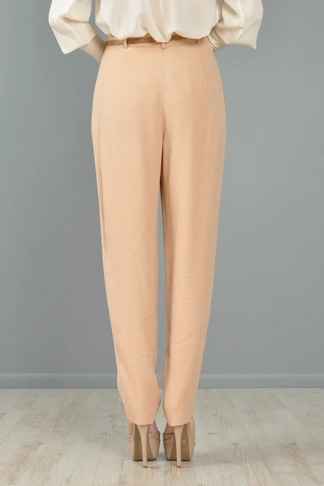 Armani High-Waisted Twill Trousers