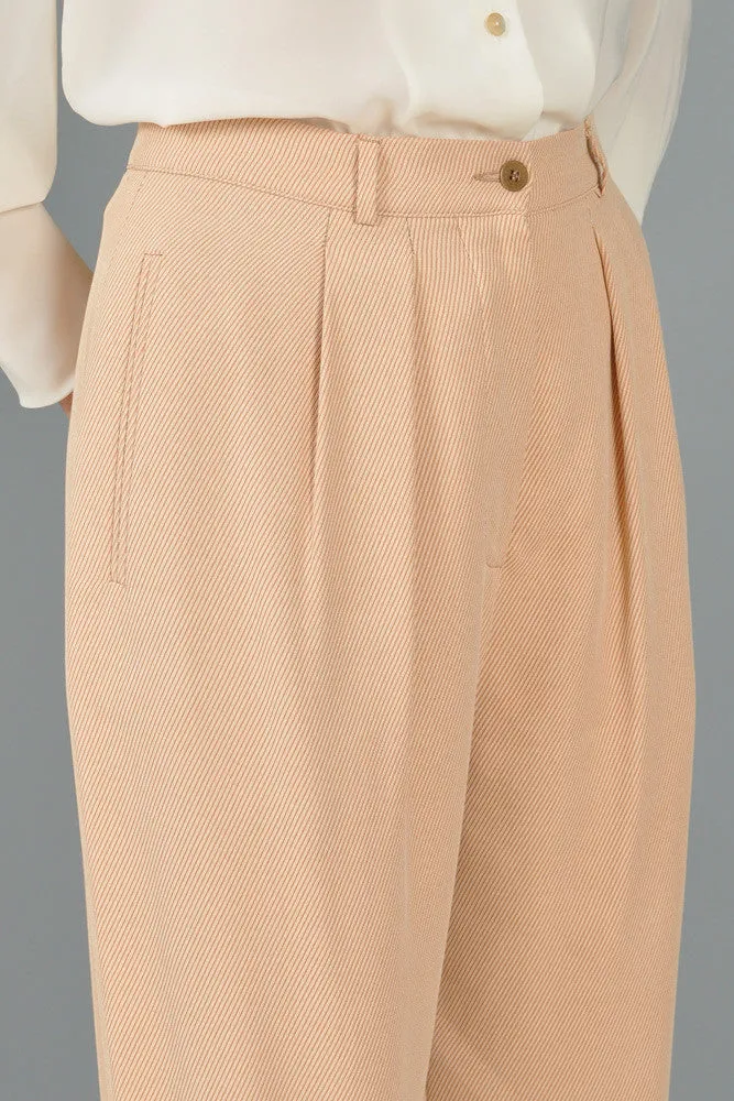 Armani High-Waisted Twill Trousers