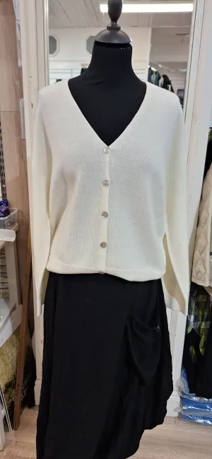 Art Cardigan White