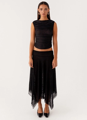 Arwen Midi Skirt - Black Arwen Midi Skirt - Black