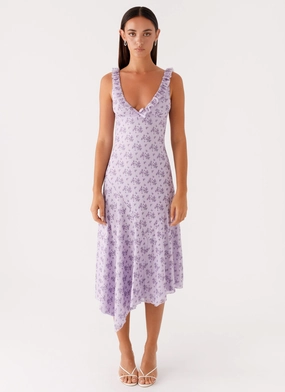 Asteri Midi Dress - Lavender Meadow Asteri Midi Dress - Lavender Meadow