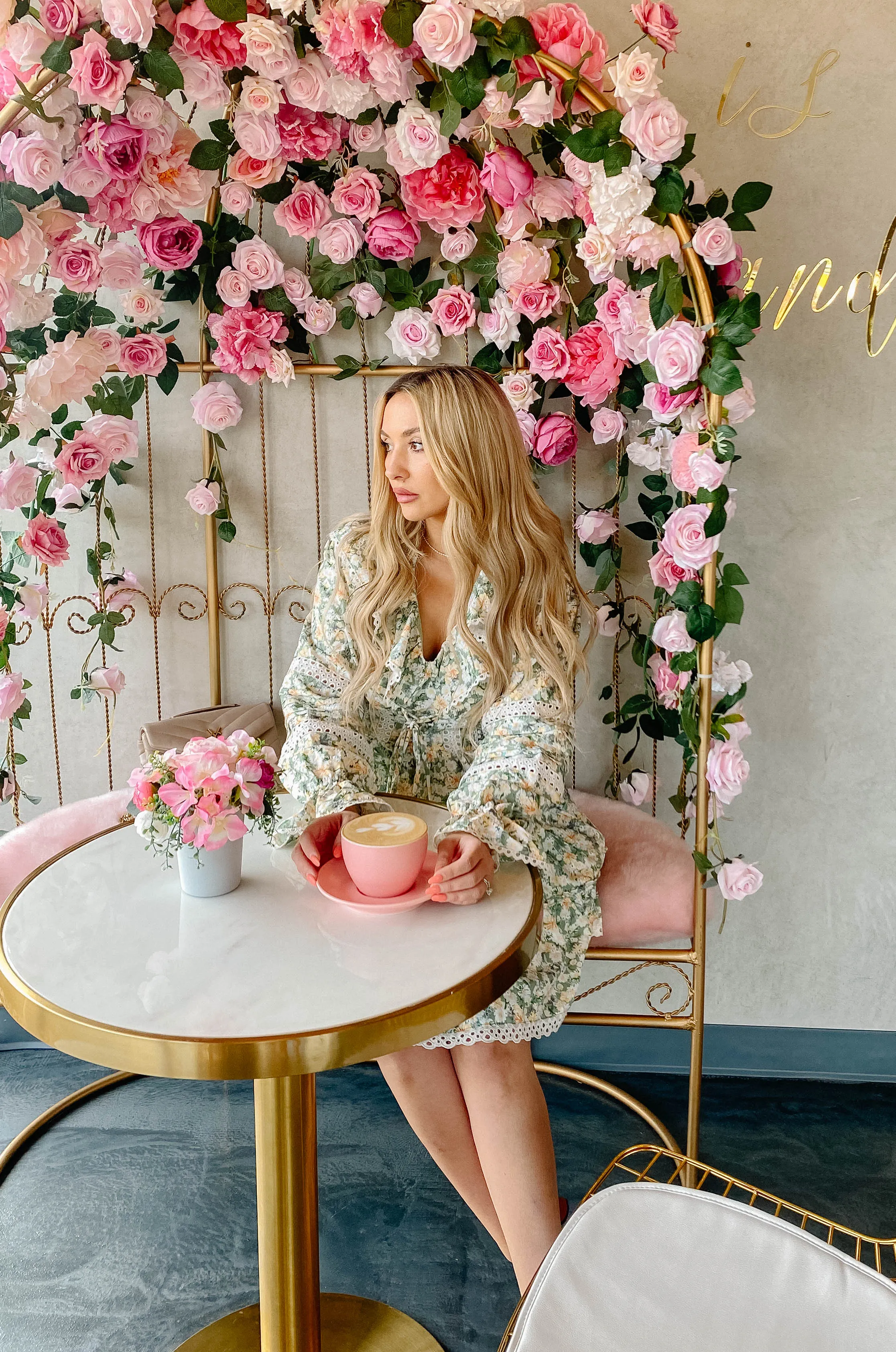 Audrey Floral Eyelet Dress