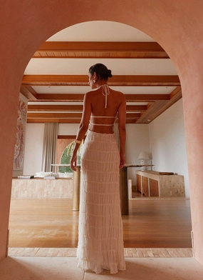 Aullie Maxi Dress - Ivory Aullie Maxi Dress - Ivory