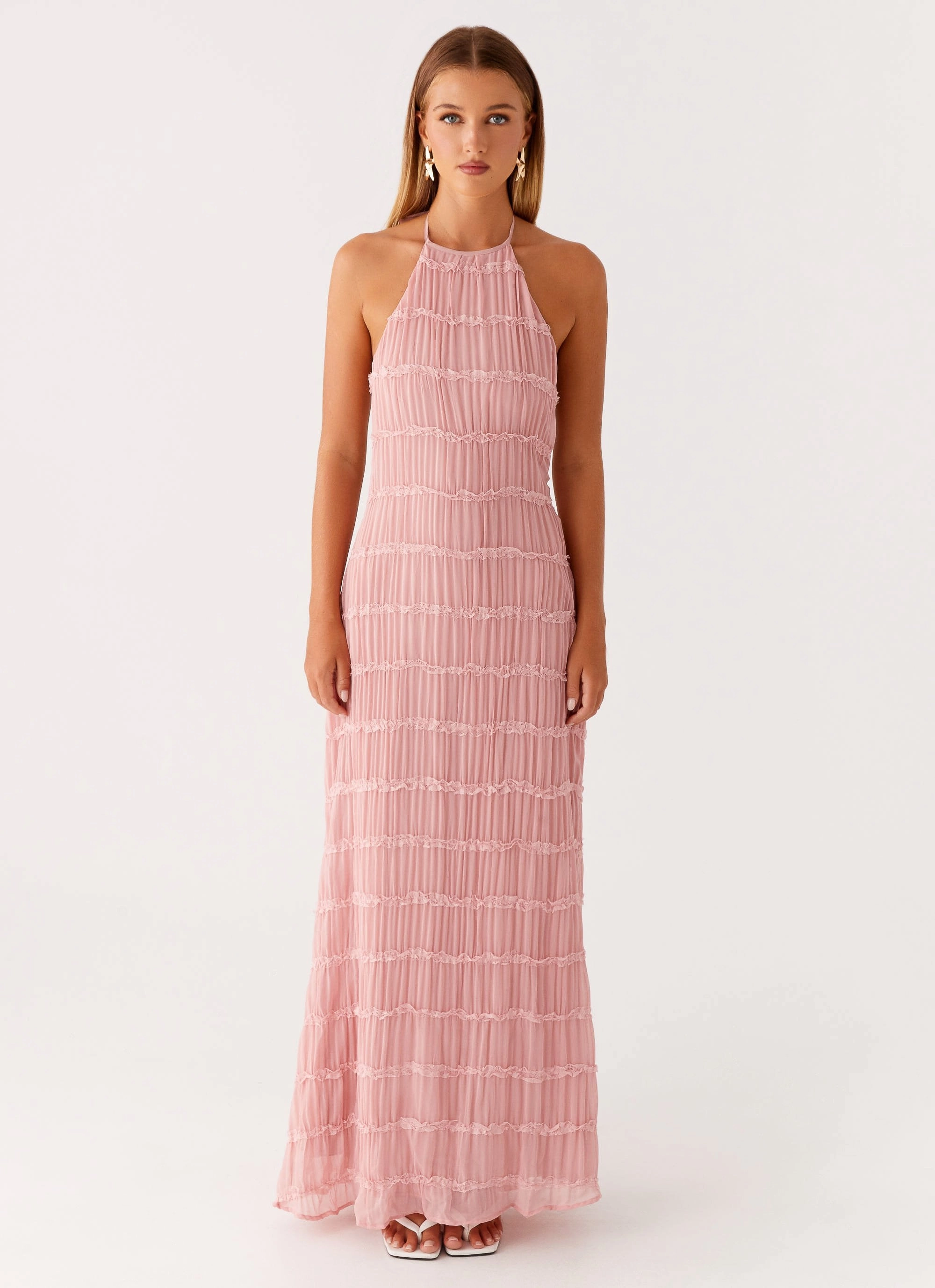 Aullie Maxi Dress - Pink