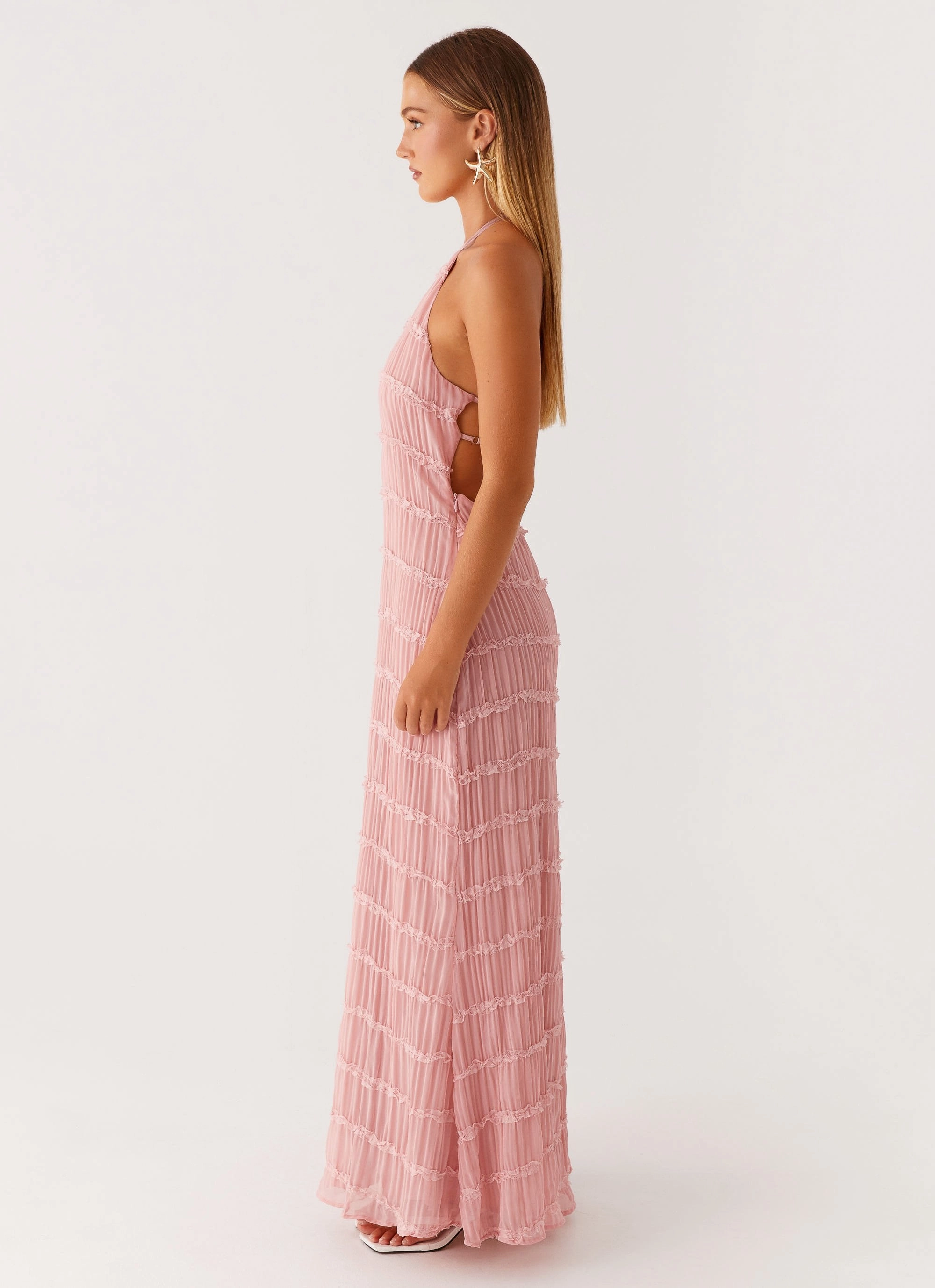 Aullie Maxi Dress - Pink