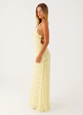 Aullie Maxi Dress - Yellow Aullie Maxi Dress - Yellow