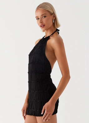 Aullie Mini Dress - Black Aullie Mini Dress - Black