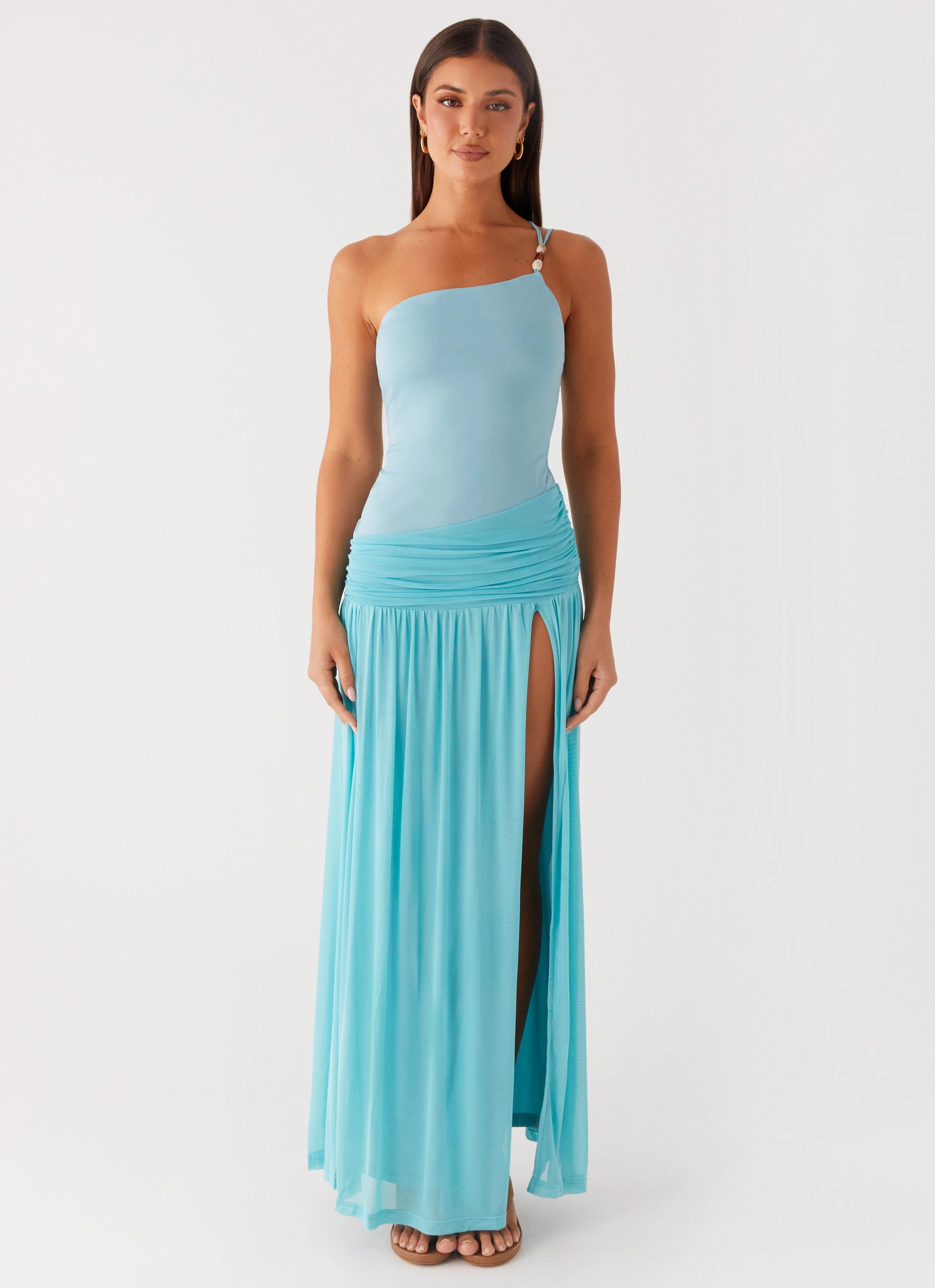 Aurelia Maxi Dress - Aqua