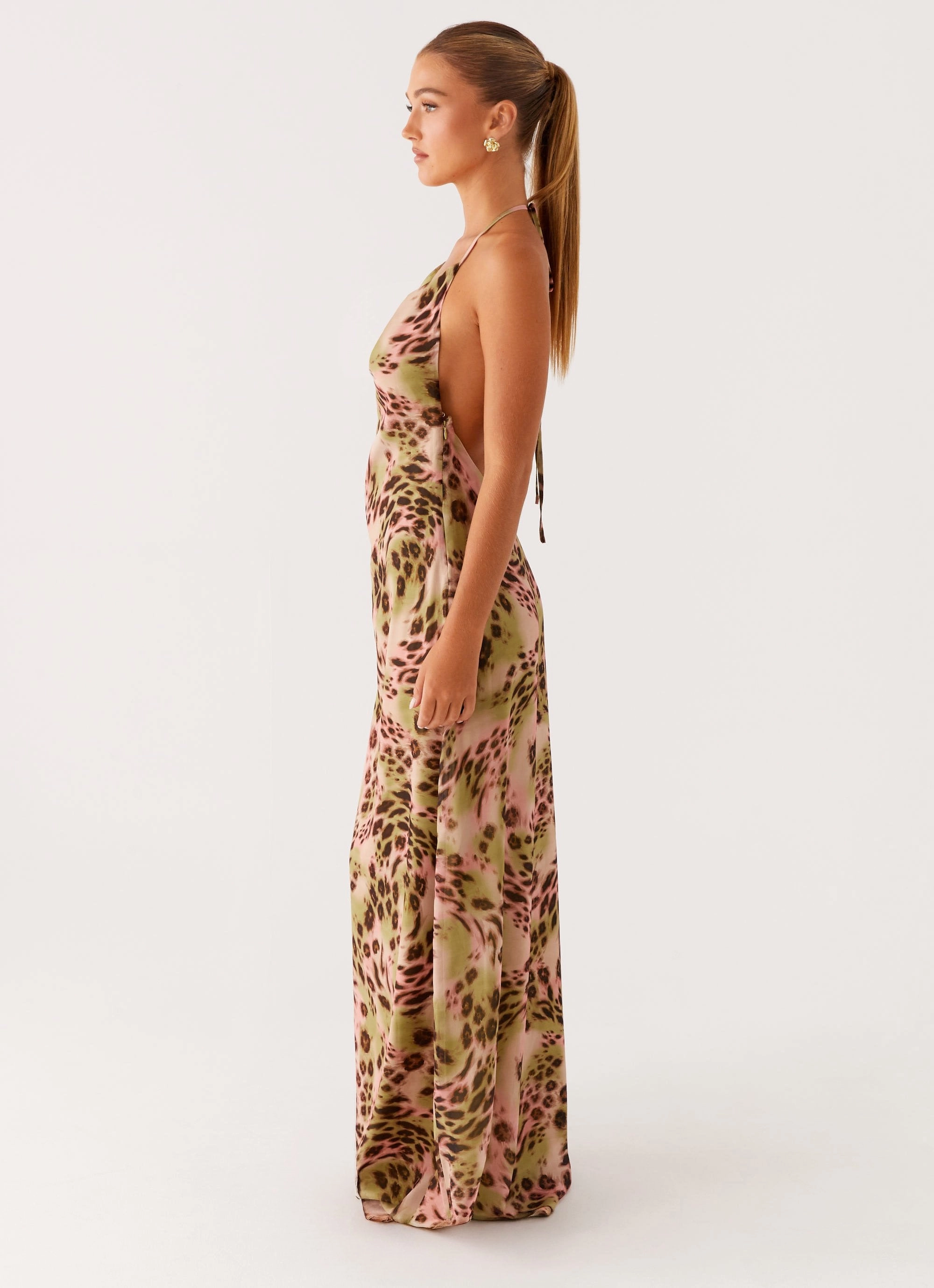 Austeja Maxi Dress - Swirl Leo