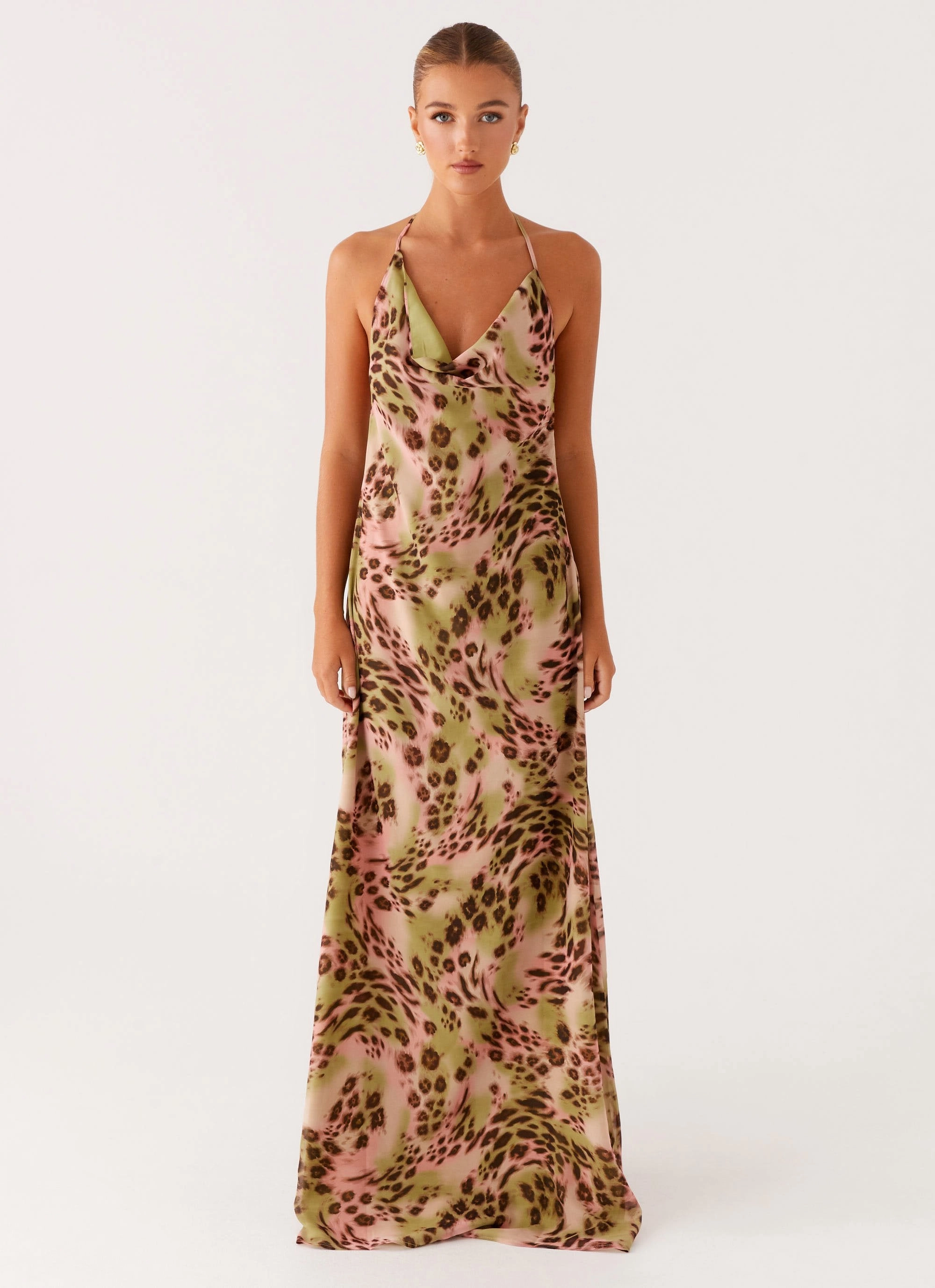Austeja Maxi Dress - Swirl Leo