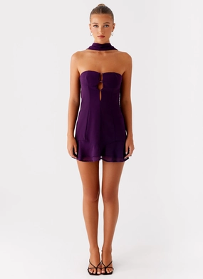 Avenue Mini Dress - Plum Avenue Mini Dress - Plum