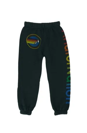 Aviator Nation Kid's 5 Logo Sweatpants -Charcoal Aviator Nation Kid's 5 Logo Sweatpants -Charcoal