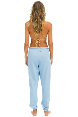 Aviator Nation Sweatpants Rainbow Heart Stitch Sweatpants- Ice Aviator Nation Sweatpants Rainbow Heart Stitch Sweatpants- Ice