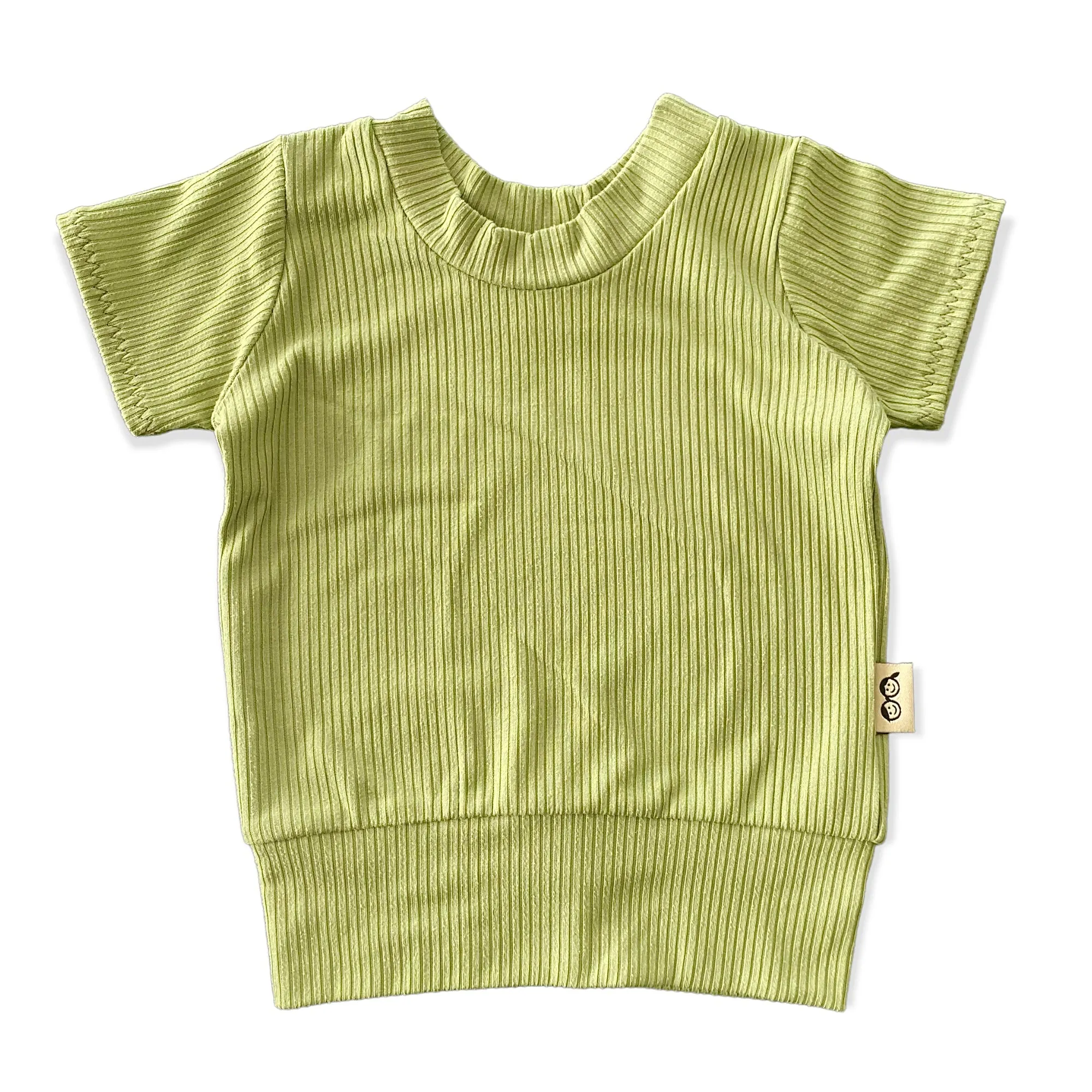 Avocado Ribbed Summer Lounge Set