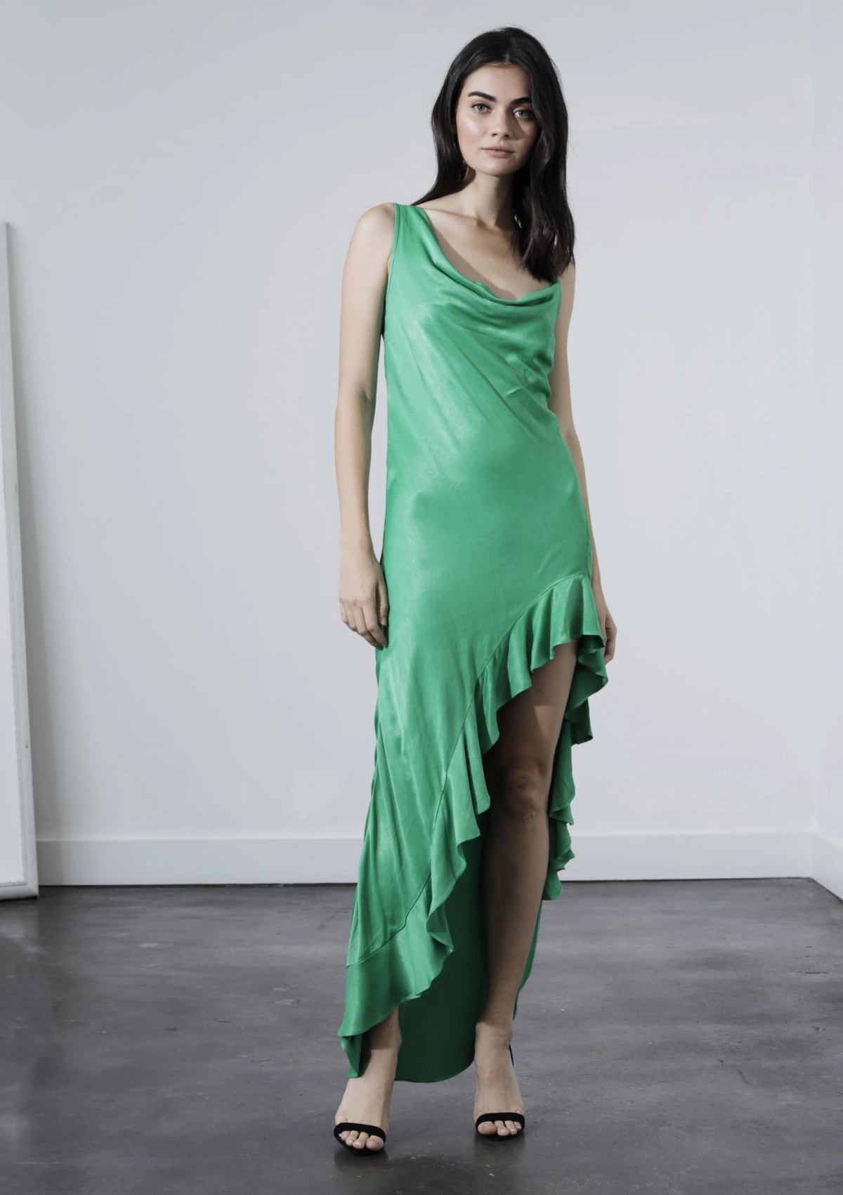 Azelea Midi Dress - Kelly Green