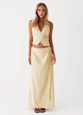 Azura Maxi Skirt - Yellow Azura Maxi Skirt - Yellow