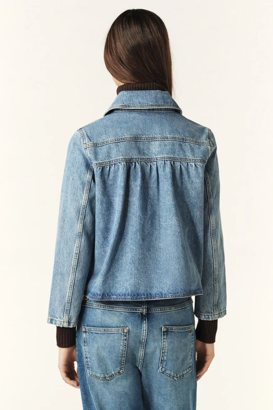 ba&sh Tiny Denim Jacket
