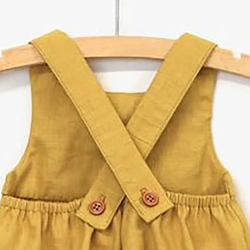 Baby Backless Solid Color Tank Bodysuit With Pocket Wholesale 17081444