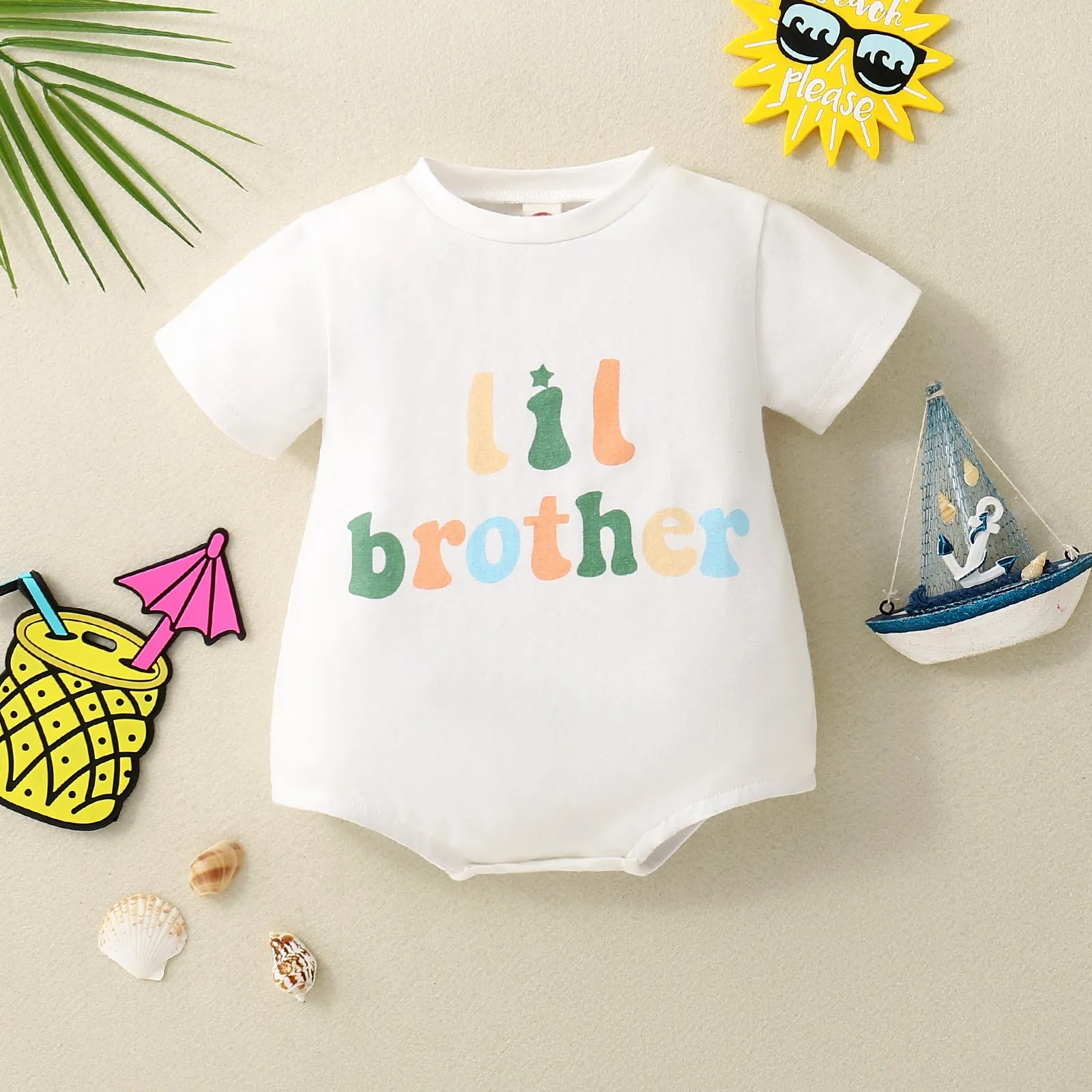 Baby Girls Boys Letters Rompers Wholesale 24070178
