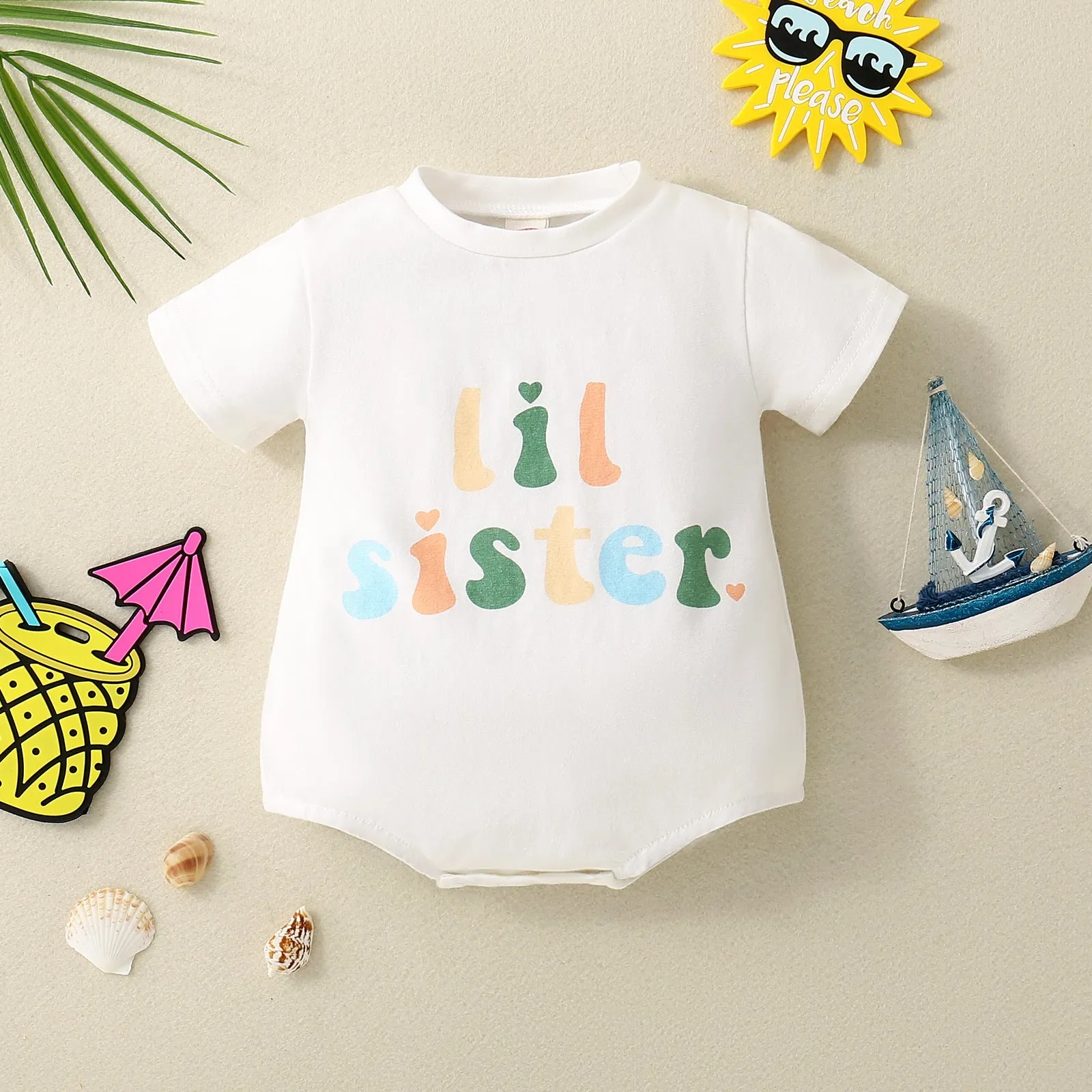 Baby Girls Boys Letters Rompers Wholesale 24070178
