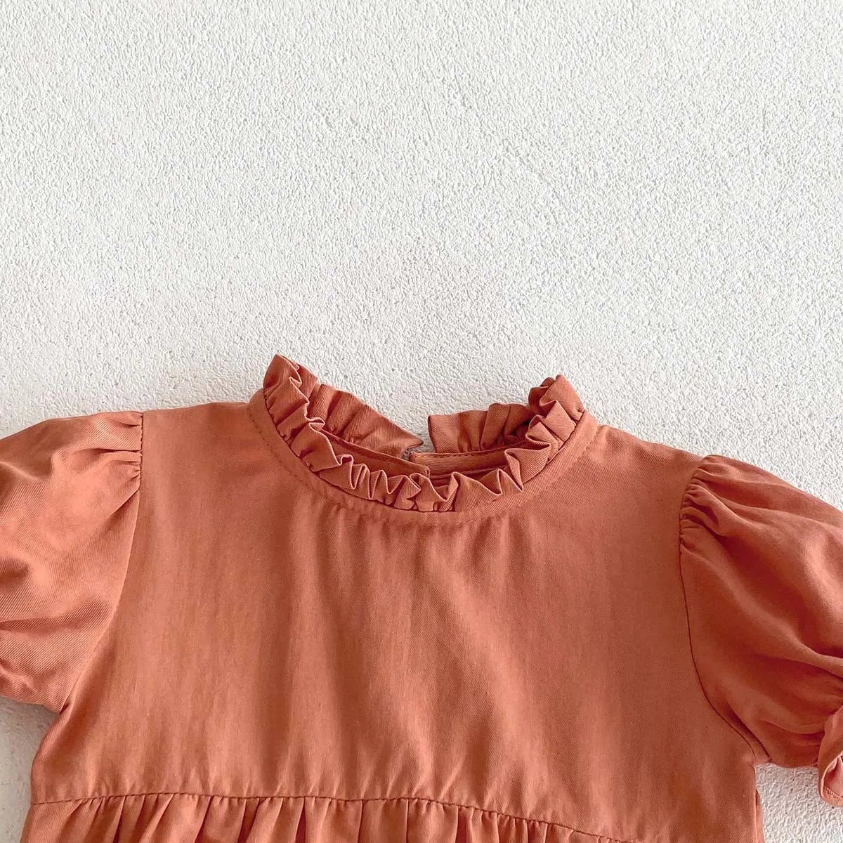 Baby Girls Solid Color Rompers Wholesale 240409105
