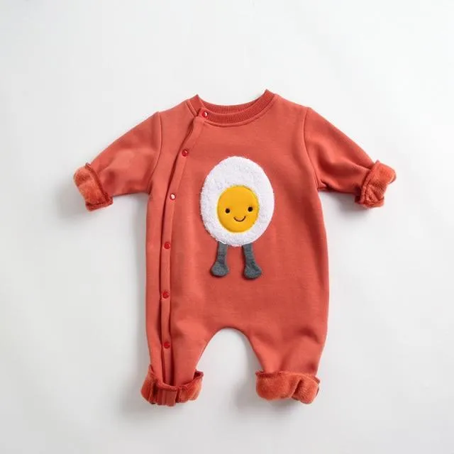 Baby Jumpsuits Fun Cartoon Design