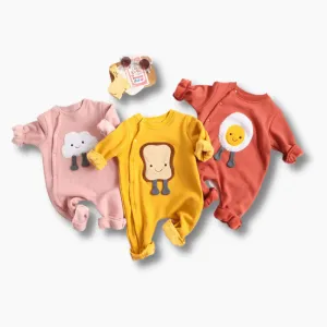 Baby Jumpsuits Fun Cartoon Design