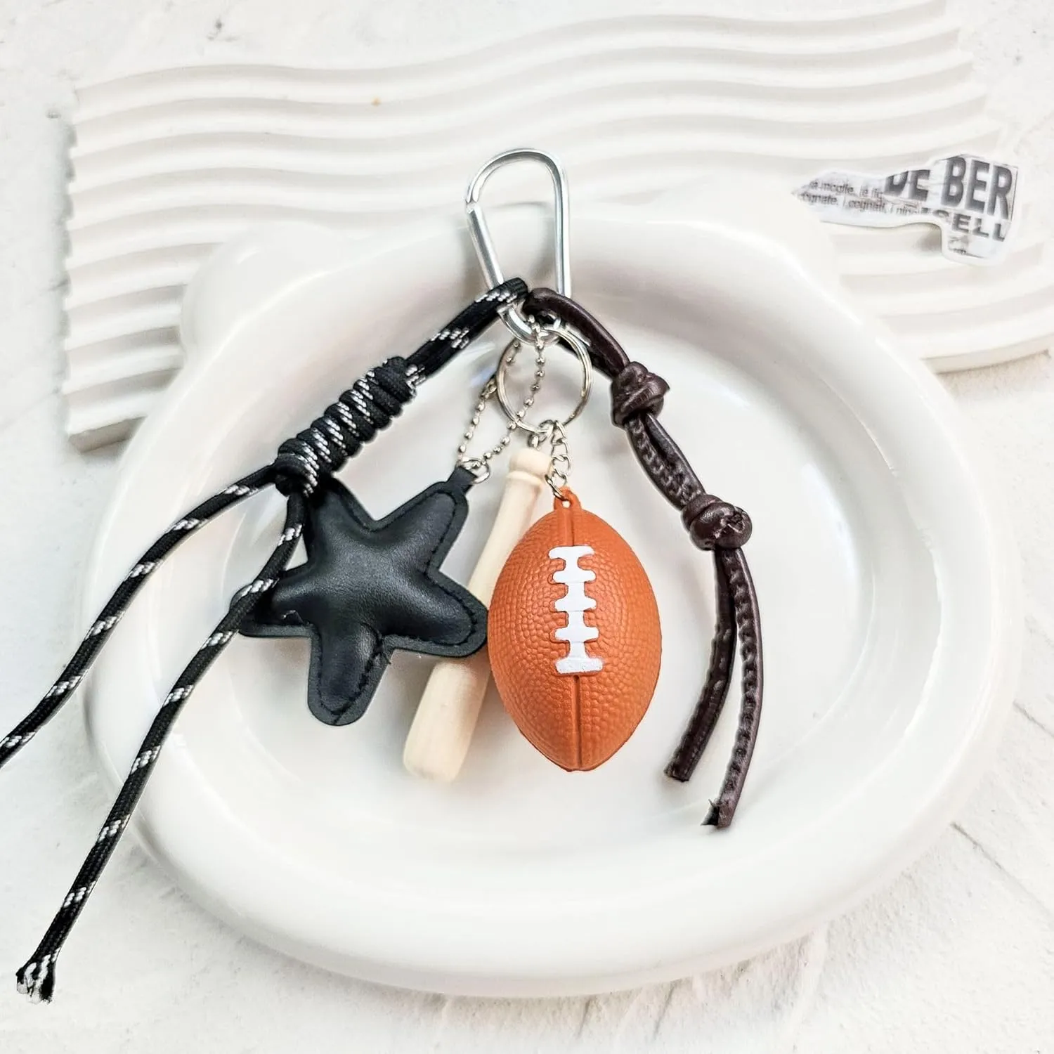 Bag Charm Purse Charms Keychain, Cute Purse Charms Coquette Decor Y2K Accessories Preppy Trendy Harajuku Key Fob