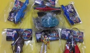 Banpresto Star Blazers Space Battleship Yamato 7 Mini Key Ring Chain Holder Figure